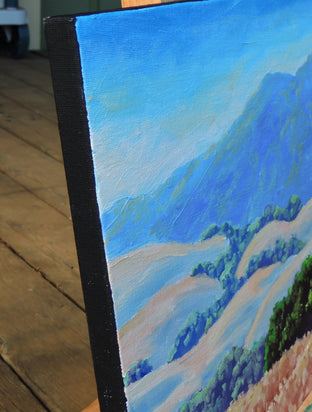 Original art for sale at UGallery.com | Golden Hills in Summer by Steven Guy Bilodeau | $675 | oil painting | 14' h x 18' w | photo 3