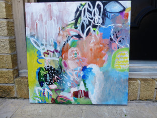 Original art for sale at UGallery.com | Too Much Chemistry by Autumn Rose | $775 | mixed media artwork | 20' h x 20' w | photo 2