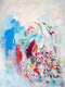 Original art for sale at UGallery.com | Lost in Translation by Autumn Rose | $325 | mixed media artwork | 16' h x 12' w | thumbnail 1
