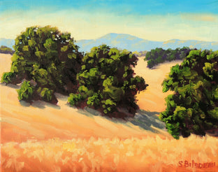 Original art for sale at UGallery.com | Quiet Fields by Steven Guy Bilodeau | $475 | oil painting | 11' h x 14' w | photo 1