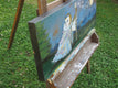 Original art for sale at UGallery.com | The King of Midnight by Andrea Doss | $550 | acrylic painting | 12' h x 30' w | thumbnail 2
