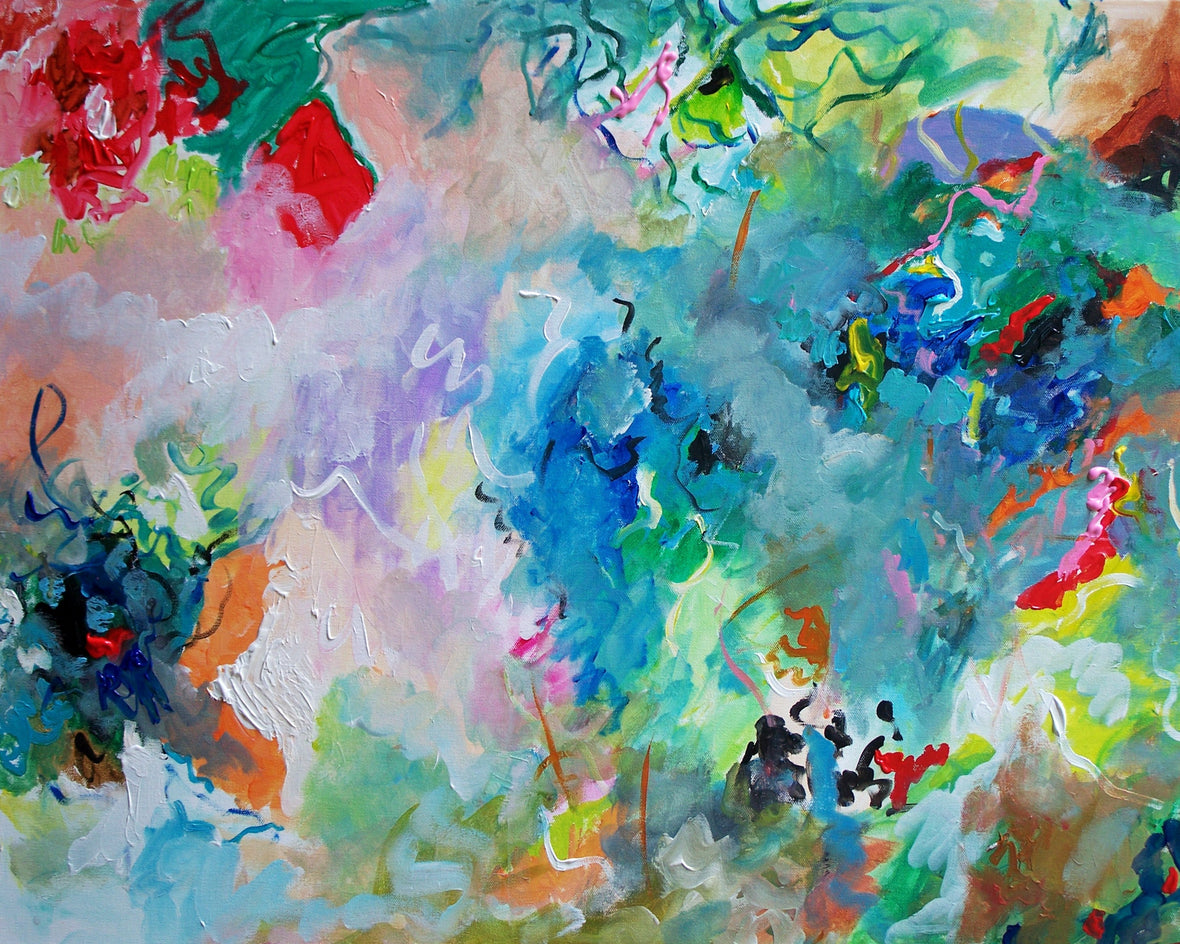 Coral Reef by Autumn Rose |  Closeup View of Artwork 