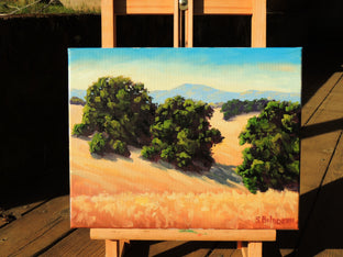 Original art for sale at UGallery.com | Quiet Fields by Steven Guy Bilodeau | $475 | oil painting | 11' h x 14' w | photo 4