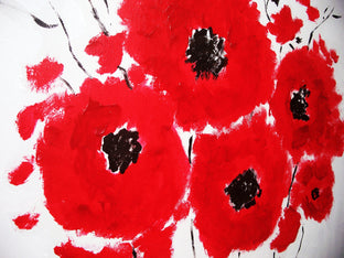Original art for sale at UGallery.com | Scarlet by Autumn Rose | $625 | acrylic painting | 16' h x 20' w | photo 2