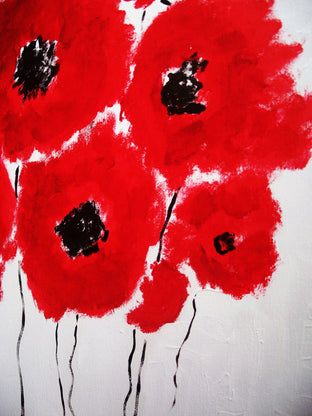 Original art for sale at UGallery.com | Scarlet by Autumn Rose | $625 | acrylic painting | 16' h x 20' w | photo 4