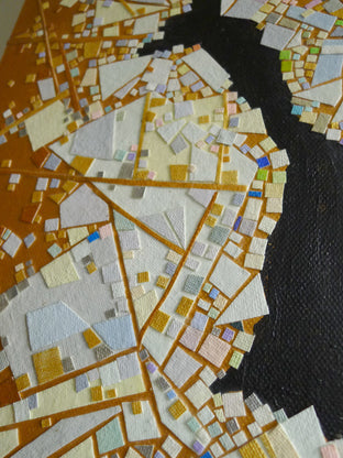 Original art for sale at UGallery.com | Tributary by Tomo Mori | $400 | mixed media artwork | 16' h x 12' w | photo 1