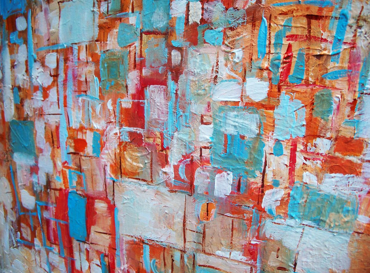 Tangerine Blues by Autumn Rose |  Context View of Artwork 