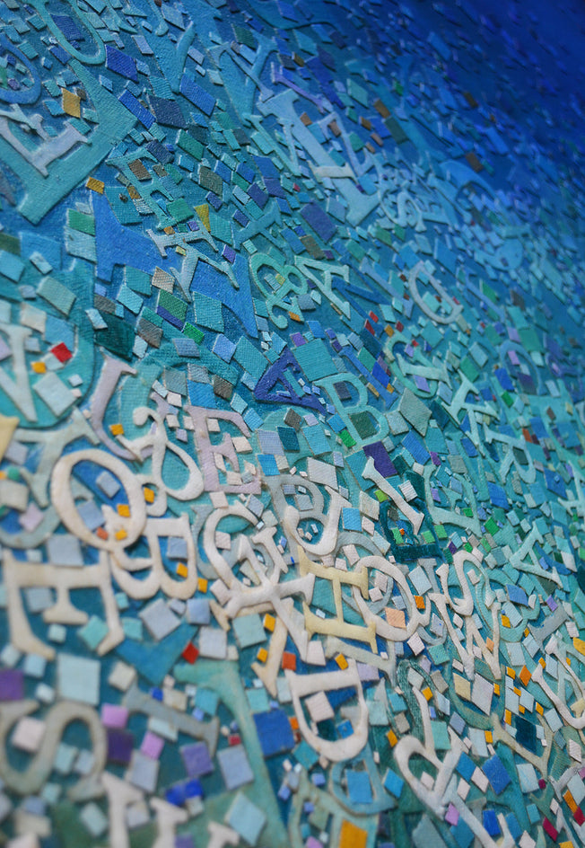 The Message from the Sea by Tomo Mori |  Closeup View of Artwork 