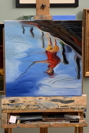 Original art for sale at UGallery.com | My Real Passion by Andres Lopez | $625 | oil painting | 20' h x 20' w | photo 3