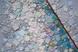 Red String 3 by Tomo Mori |   Closeup View of Artwork 