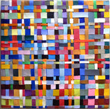 Original art for sale at UGallery.com | Weaving Our Hearts by Tomo Mori | $475 | mixed media artwork | 12' h x 12' w | thumbnail 1