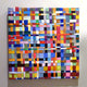 Original art for sale at UGallery.com | Weaving Our Hearts by Tomo Mori | $475 | mixed media artwork | 12' h x 12' w | thumbnail 3