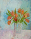 Original art for sale at UGallery.com | Mamma Mia Tulipani by Judy Mackey | $1,175 | oil painting | 30' h x 24' w | thumbnail 1