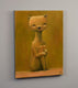 Original art for sale at UGallery.com | Lonely Kitten by Krzysztof Iwin | $1,600 | oil painting | 17.71' h x 13.77' w | thumbnail 3
