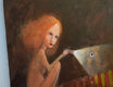 Original art for sale at UGallery.com | Firefly by Krzysztof Iwin | $1,550 | acrylic painting | 11.81' h x 15.74' w | thumbnail 2