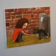 Original art for sale at UGallery.com | Meet by Krzysztof Iwin | $1,550 | acrylic painting | 11.81' h x 15.74' w | thumbnail 3