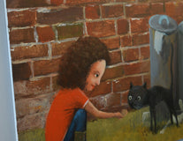 Original art for sale at UGallery.com | Meet by Krzysztof Iwin | $1,550 | acrylic painting | 11.81' h x 15.74' w | thumbnail 2