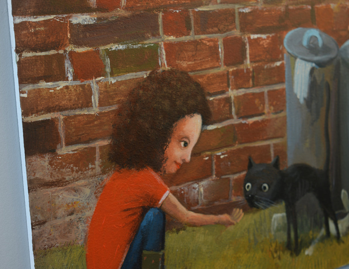 Meet by Krzysztof Iwin |  Side View of Artwork 