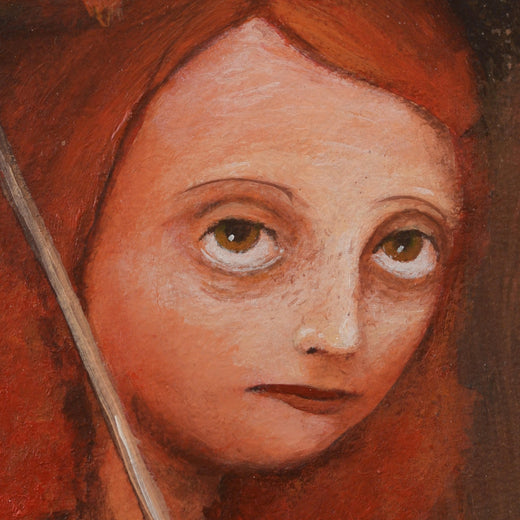 The Stranger by Krzysztof Iwin |   Closeup View of Artwork 