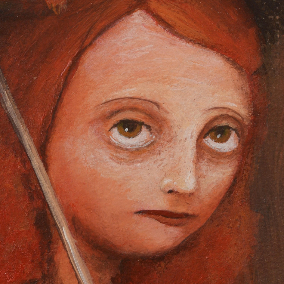 The Stranger by Krzysztof Iwin |  Closeup View of Artwork 