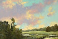 Original art for sale at UGallery.com | Southern Marsh by Gail Greene | $350 | oil painting | 12' h x 12' w | thumbnail 4