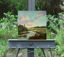 Original art for sale at UGallery.com | Southern Marsh by Gail Greene | $350 | oil painting | 12' h x 12' w | thumbnail 3