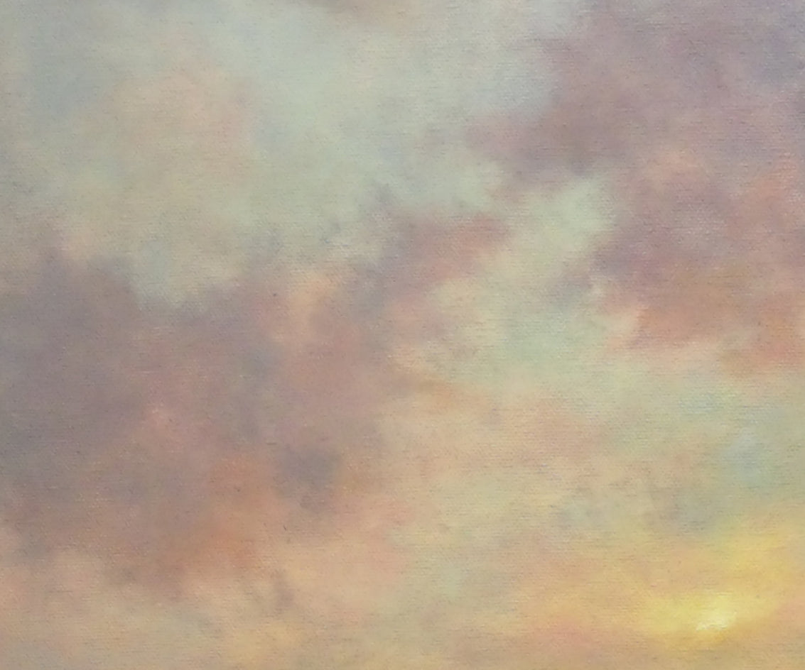 A Blushed Twilight by Gail Greene |  Closeup View of Artwork 