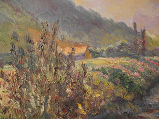 Evening in the Mountains by Suren Nersisyan |  Side View of Artwork 