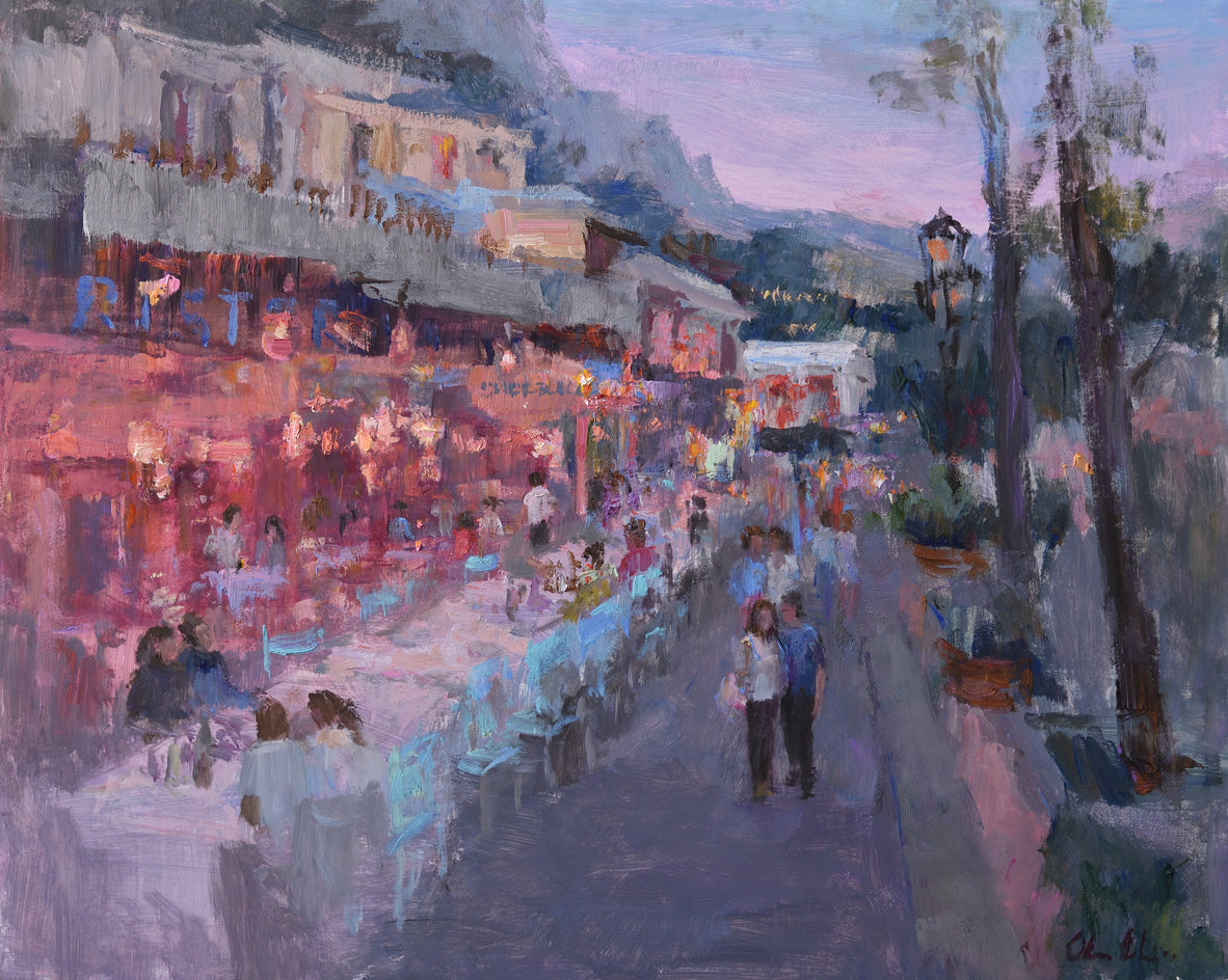 Out to Dinner by Oksana Johnson |  Artwork Main Image 