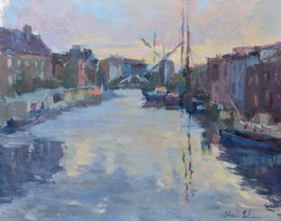 Sunset in Leiden by Oksana Johnson |  Artwork Main Image 