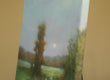 Original art for sale at UGallery.com | New England Moonrise by Gail Greene | $300 | oil painting | 10' h x 8' w | thumbnail 4