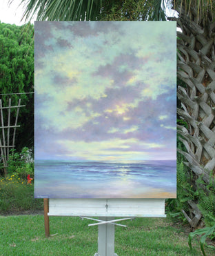 Original art for sale at UGallery.com | Break in the Clouds by Gail Greene | $1,075 | oil painting | 30' h x 24' w | photo 3