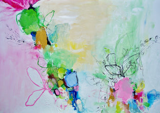 Original art for sale at UGallery.com | Sea Blossoms by Autumn Rose | $875 | mixed media artwork | 24' h x 36' w | photo 4