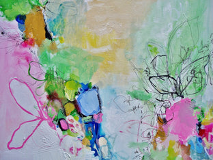 Original art for sale at UGallery.com | Sea Blossoms by Autumn Rose | $875 | mixed media artwork | 24' h x 36' w | photo 3