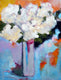 Original art for sale at UGallery.com | Waiting to be Noticed by Judy Mackey | $1,500 | oil painting | 30' h x 24' w | thumbnail 1