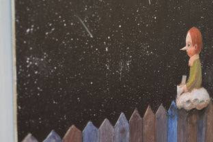 Pleiades by Krzysztof Iwin |  Side View of Artwork 