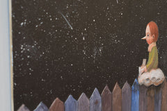 Original art for sale at UGallery.com | Pleiades by Krzysztof Iwin | $1,700 | acrylic painting | 15.75' h x 15.75' w | thumbnail 2