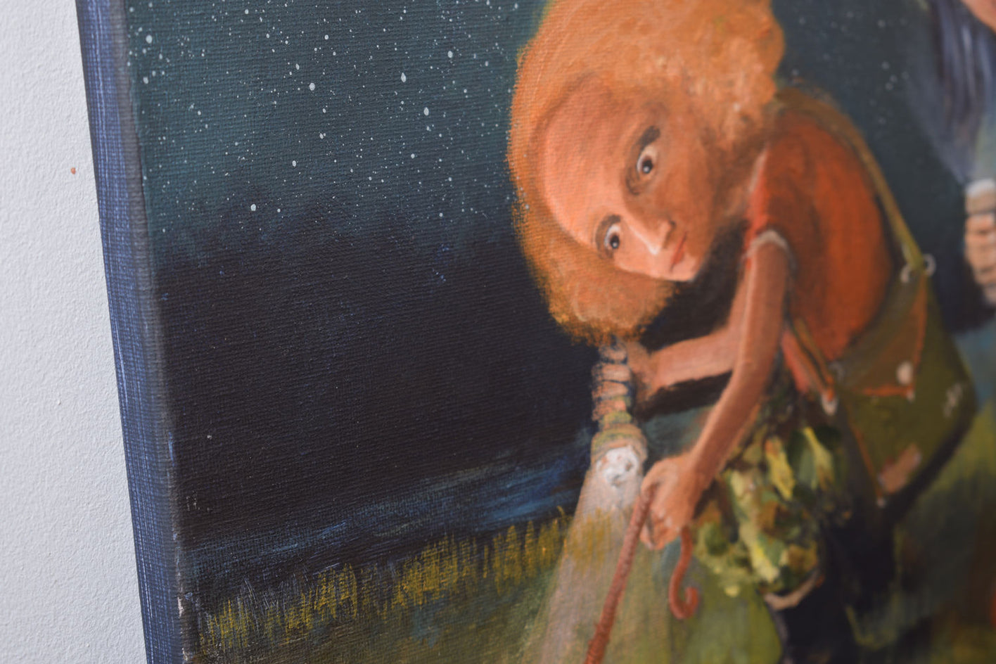 Earthworms by Krzysztof Iwin |  Side View of Artwork 