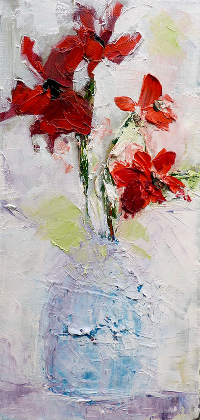 Red Flowers by Judy Mackey | Artwork Main Image