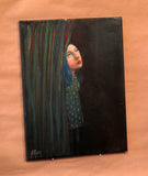 Original art for sale at UGallery.com | Desire by Krzysztof Iwin | $1,000 | oil painting | 16' h x 12' w | thumbnail 3