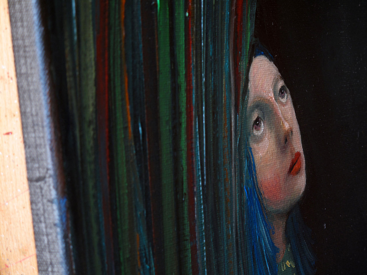 Desire by Krzysztof Iwin |  Side View of Artwork 