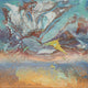 Original art for sale at UGallery.com | Horizonte Cosmico by Fernando Bosch | $1,700 | mixed media artwork | 23.6' h x 23.6' w | thumbnail 1