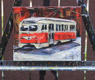 Original art for sale at UGallery.com | A Day in San Francisco by Lisa Elley | $300 | oil painting | 8' h x 10' w | thumbnail 3