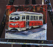 Original art for sale at UGallery.com | A Day in San Francisco by Lisa Elley | $300 | oil painting | 8' h x 10' w | thumbnail 2
