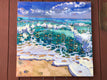 Original art for sale at UGallery.com | Sea Patterns by Tara Zalewsky-Nease | $1,300 | oil painting | 36' h x 36' w | thumbnail 3