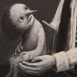 Original art for sale at UGallery.com | Don't be sad, it could have been worse by Krzysztof Iwin | $1,350 | acrylic painting | 15.75' h x 11.81' w | thumbnail 4