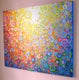 Original art for sale at UGallery.com | Colorful Circles by Natasha Tayles | $775 | acrylic painting | 22' h x 28' w | thumbnail 2