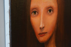 Original art for sale at UGallery.com | Rosetta by Krzysztof Iwin | $1,650 | acrylic painting | 15.75' h x 11.81' w | thumbnail 2