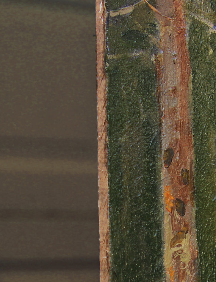 Forest Encounter by Kent Sullivan |  Side View of Artwork 