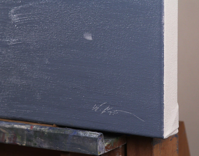 Umbrella and Smoker in Paris by Warren Keating |  Context View of Artwork 